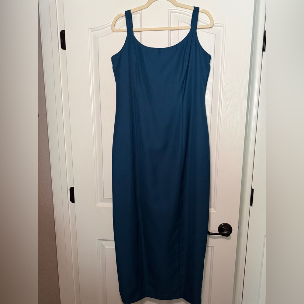 Teal Sleeveless Dress